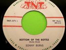 Sonny Burns Bottom of the Bottle Leave the Door Open TNT White Label RARE 45 rpm