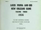 Louis Prima And His New Orleans Gang Volume Three (1936) GREEN VINYL Vinyl LP