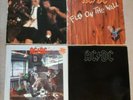 AC/DC-BACK IS BLACK+IF YOU WANT BLOOD+FLY ON THE WALL 3 X VINYL LPS & 'LIVE'45'S
