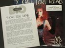 Y KANT TORI READ s/t 1988 US ORG Promo LP TORI AMOS + Rare BIO Sheet SYNTHPOP