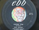 HEAR Earl Nelson 45 Come On/No Time To Cry EBB R&B rocker soul bopper