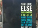 Cannonball Adderley w/ Miles Davis  Somethin' Else  Blue Note LP DG W63 mono