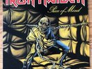 IRON MAIDEN piece of mind LP EX/VG EMA 800, vinyl, album, uk, 1983, heavy metal