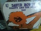 david bowie 12 vinyl single beauty and the beast/fame import