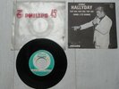 JOHNNY  HALLYDAY TRES RARE 45T JUKE BOX SP 2 TITRES ENCART ORIGINAL