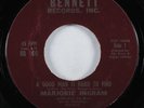 Crossover Soul 45 MARJORIE INGRAM A Good Man Is Hard To Find BENNETT VG+ HEAR