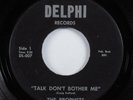 Northern Soul 45 PROPHETS Talk Don't Bother Me DELPHI HEAR