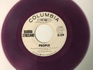 Barbra Streisand 45 People PROMO PURPLE Vinyl