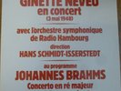 GINETTE NEVEU - SCHMIDT-ISSERSTEDT / BRAHMS violin concerto / STIL