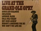 HANK WILLIAMS, SR. - Live At The Grand Ole Opry - LP 12