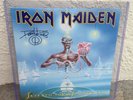 Iron Maiden AUTOGRAPH LP DEREK RIGGS Eddie Creator - Seventh Son of a - vinyl  