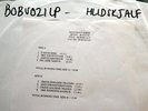 1BURZUM HLIDSKJALF TEST PRESSING BOBVO21LP WITH MASTER SHEET LP RARE BLACK METAL