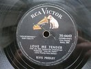 ELVIS PRESLEY 78 RPM LOVE ME TENDER / ANYWAY YOU WANT ME US RCA VICTOR 20-6643