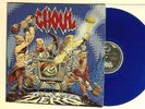 GHOUL - TRANSMISSION ZERO LP 2011 PRESS BLUE VINYL METAL THRASH SPEED DEATH PUNK