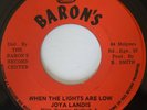 Reggae JOYA LANDIS When The Lights Are Low / HUGH ROY Love I Tender EX Baron's