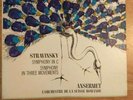 LONDON CS 6190 FFSS 1E/2E STRAVINSKY SYMPHONY IN C ERNEST ANSERMET BLUE BACK