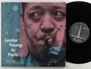 LESTER YOUNG In Paris VERVE LP VG++ mono *