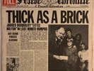 JETHRO TULL THICK AS A BRICK LP CHRYSALIS ISLAND UK 1972 NEWSPAPER SLEEVE 3U/2U