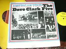 THE DAVE CLARK FIVE -     American Tour,      RARE 1964 MONO LP / inner
