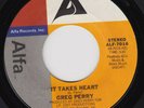 GREG PERRY It Takes Heart RARE modern soul 45 northern soul disco boogie LISTEN