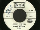 Rockabilly 45 RONNIE PEARSON Flippin' Over You HERALD Hear