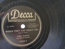 Jimmy Dorsey 78rpm single 10-inch Decca Record #18582 When They Ask About You