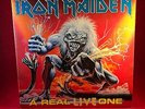 IRON MAIDEN A Real LIVE One 1993 UK vinyl LP + INNER EXCELLENT CONDITION