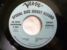 VELVET UNDERGROUND PROMO 45 RPM 7