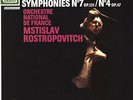 ERATO NUM-75322 PROKOFIEV Symphonies 7 & 4 ROSTROPOVICH French NO 1986 Digital