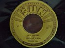 Johnny Cash SUN #221 Hey Porter Cry Cry Cry Push Marks 45rpm Memphis Tennessee