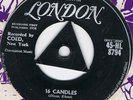 ROCK'N'ROLL/DOO WOP-THE CRESTS-16 CANDLES/BESIDE YOU-UK LONDON