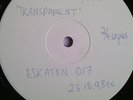COIL / ZOS KIA TRANSPARENT LP SIGNED TEST PRESS 4 ONLY JOHN BALANCE SLEAZY TG