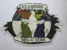 Men At Work import shaped picture disc single