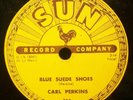 Carl Perkins - Blue Suede Shoes - 1956 Rockabilly 78 on SUN