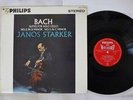 JANOS STARKER BACH SUITES FOR SOLO CELLO NO2 IN D MINOR PHILIPS SFL7776 Japan LP