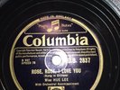 MISS HUE LEE 78 RPM ROSE,ROSE,I LOVE YOU / AN AUTUMN MELODY in Ex - condition