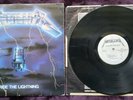 Rare Original Metallica Ride the Lightning Lp 1984 Megaforce Vg