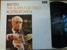 ROSTROPOVICH / BRITTEN the suites for cello  / DECCA SXL 6393