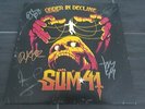 SUM 41: Order in Decline SIGNED YELLOW Vinyl LP NOFX Bad Religion Green Day Punk