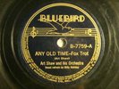 78 : STAFF BB 7759-ART SHAW-BILLIE HOLIDAY-ANY OLD TIME / BACK BAY SHUFFLE