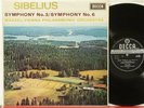 SXL 6364 WBg 1G Sibelius, Symphonies #3 & #6, Maazel, Vienna Philharmonic