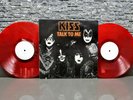 KISS Talk To Me Unofficial Live Bootleg Double Red Vinyl Gene Simmons Aucoin