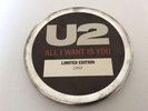 U2 all i want is you 7” vinyl, numbered tin edition