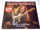 IRON MAIDEN - LEGACY OF THE BEAST IN FRANCE / LIVE 2018 - 2LP VINYL RARE V133