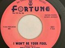 Northern Soul 45 Melvin Davis ?– I Won't Be Your Fool / Playboy Fortune 551