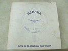 Ultra RARE Vinyl LP 1976 Funk Soul BARAKA Love is as Open as Your Heart EX CLEAN