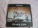 THE JAM FULLY AUTOGRAPHED NEWCASTYLE CITY HALL 1980 STRANGE TOWN 7