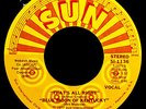(No Name) JIMMY ELLIS-ELVIS-That's All Right+Blue Moon-Rockabilly EP45-SUN #1136