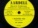 JAGUARS doo-wop 78 I WANTED YOU   Rock It Davy  on AARDELL in VG++ cond. RJ 522