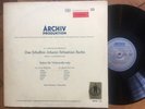PIERRE FOURNIER Violoncello Bach SOLO 1ED Ger ARCHIV RED STEREO LP M-